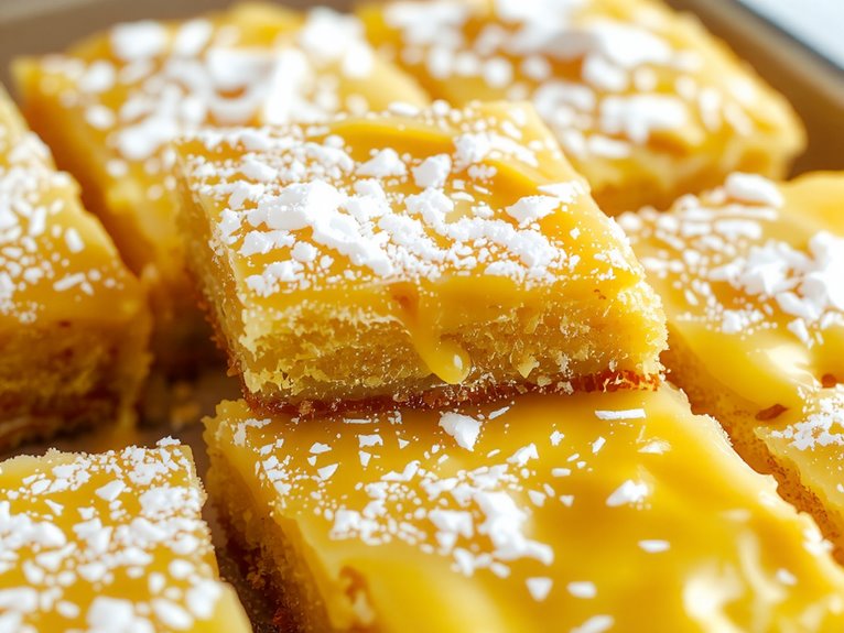 buttery tangy lemon bars