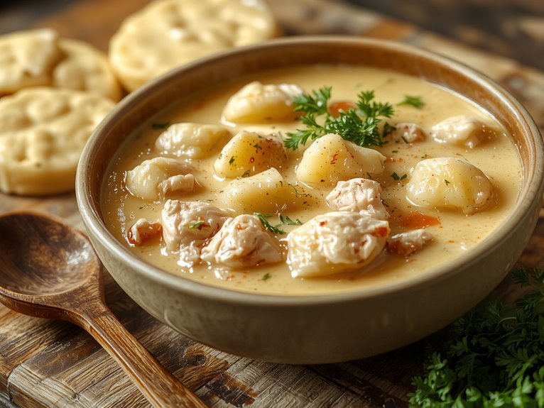 chicken dumpling comfort soup