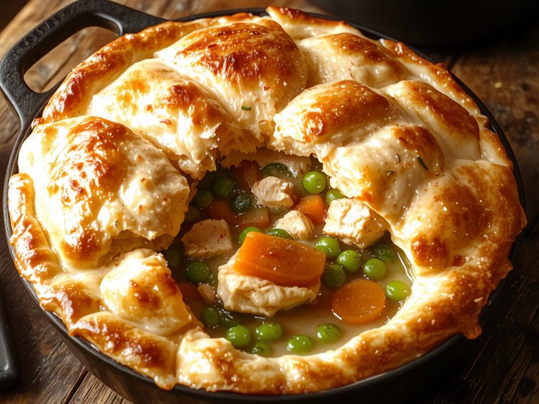 chicken vegetable pie recipe
