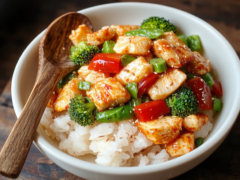 chicken vegetable stir fry