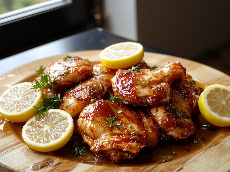 citrus infused poultry dish