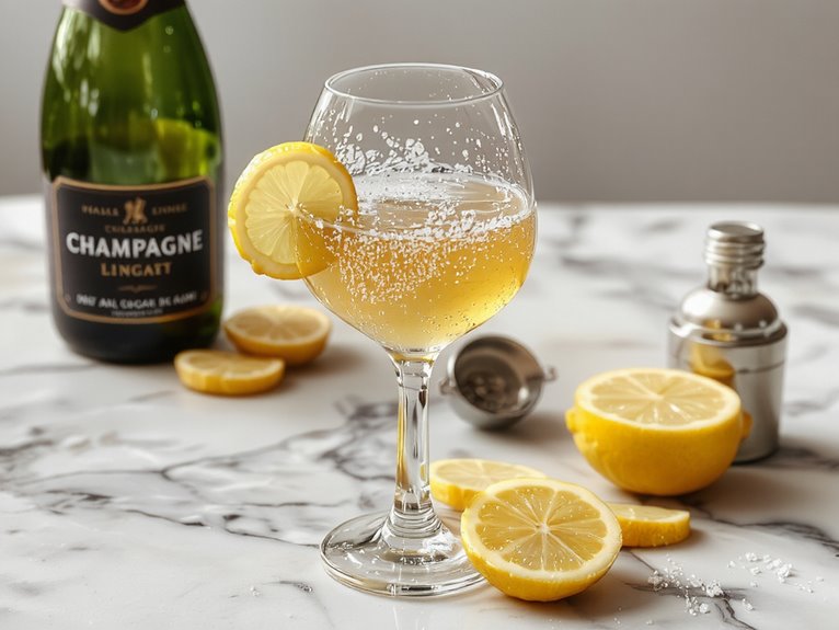 classic champagne cocktail selection