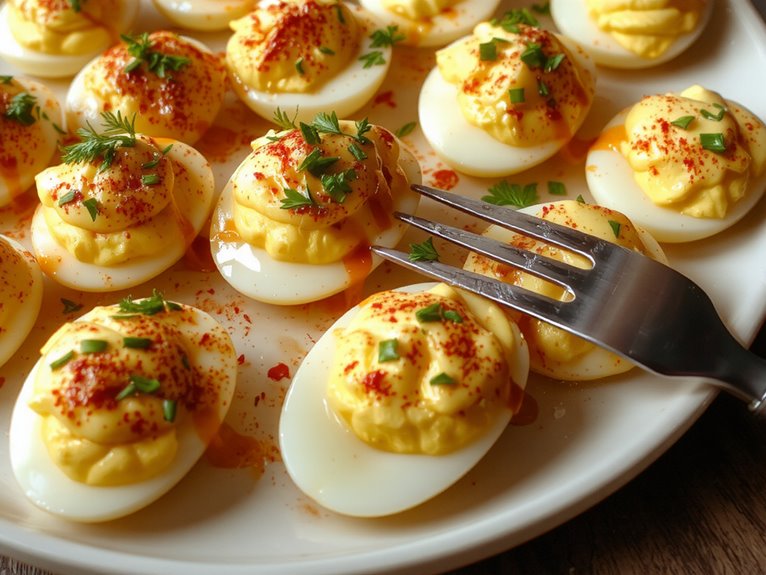 classic creamy egg appetizer