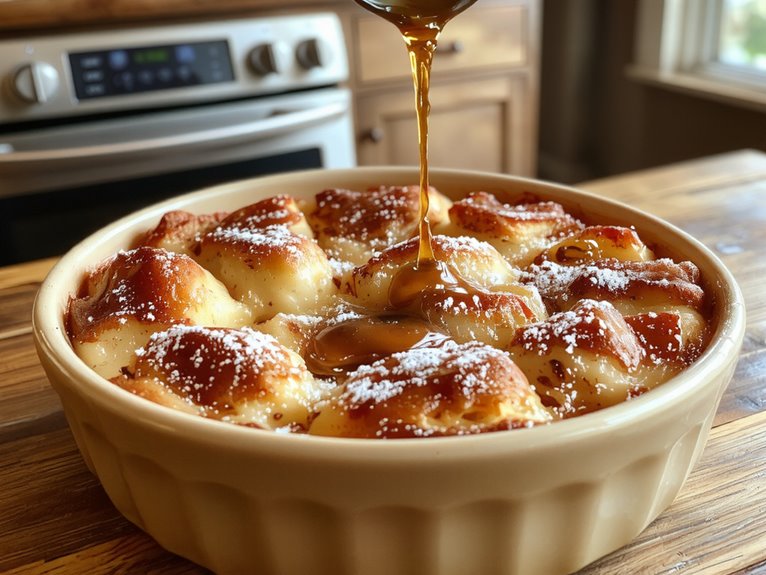 classic custardy bread pudding