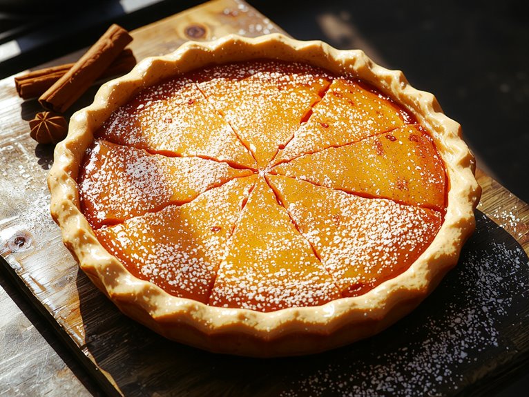 classic spiced pumpkin pie