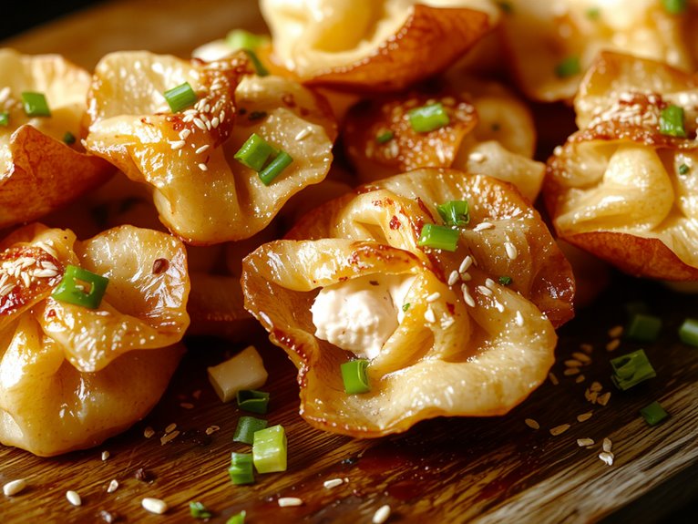 crab filled appetizer creation