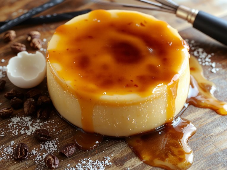 creamy caramel custard dessert