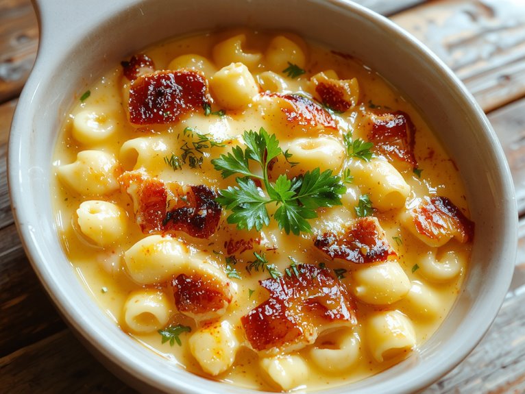 creamy cheese comfort food