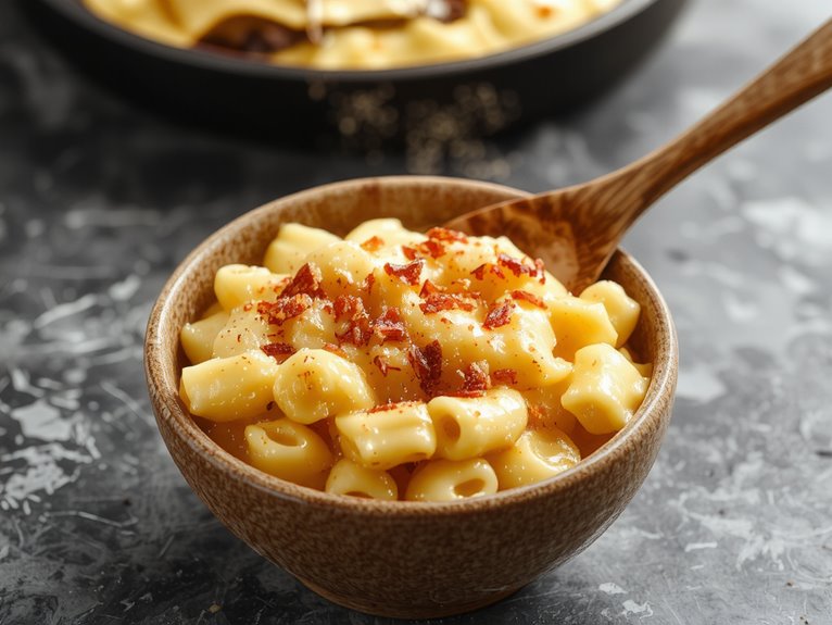 creamy cheesy comfort food