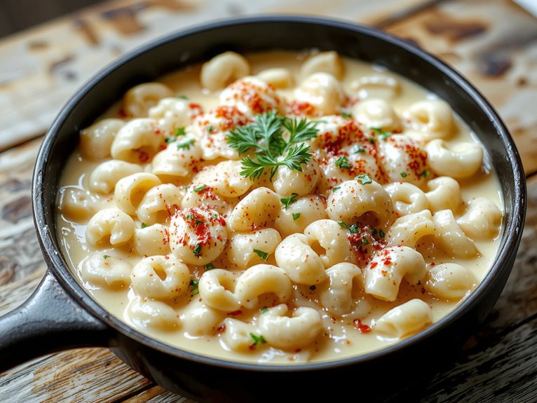 creamy cheesy pasta perfection