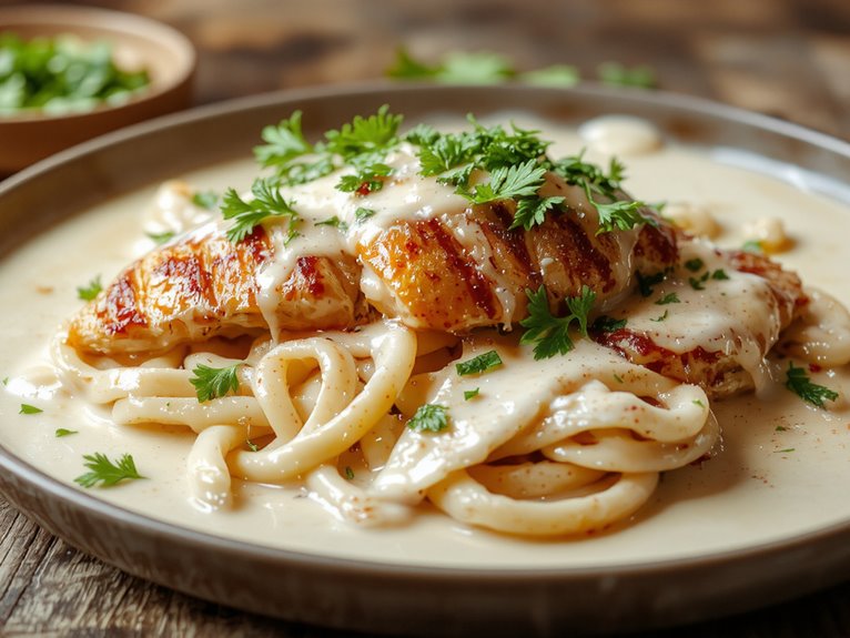 creamy cheesy pasta perfection