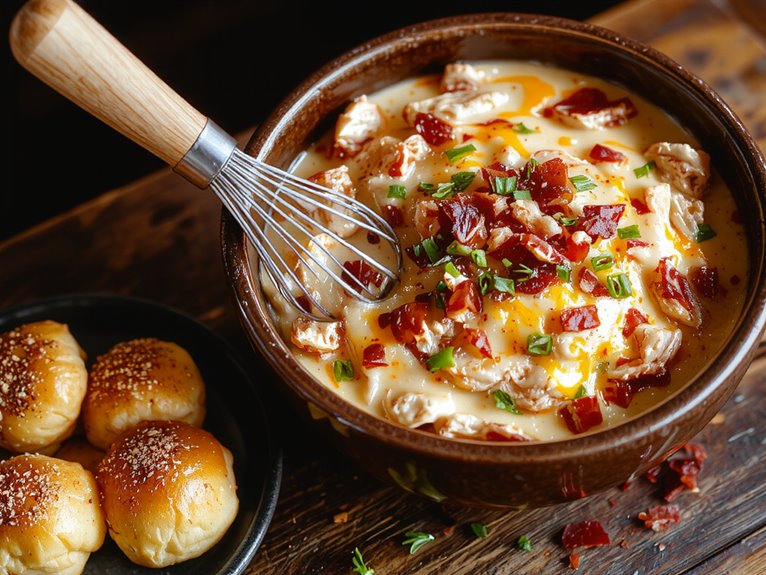 creamy chicken ranch bacon