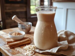 creamy cinnamon rice drink