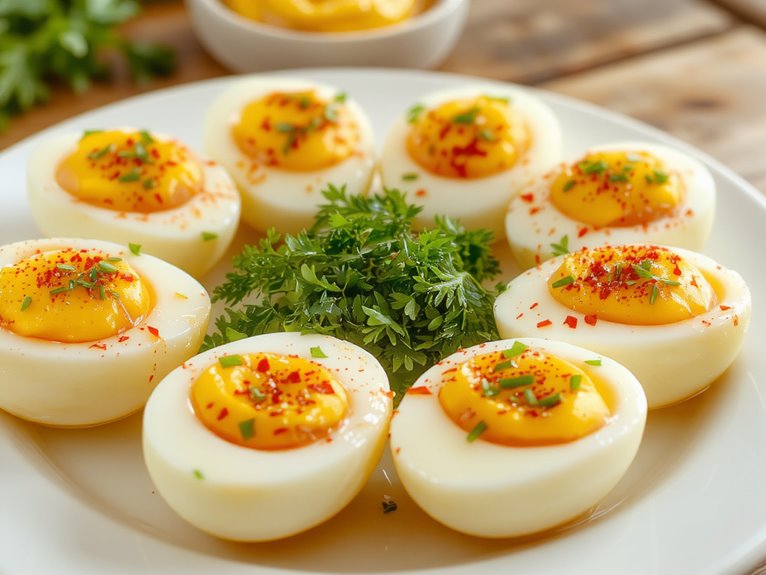 creamy classic egg appetizer