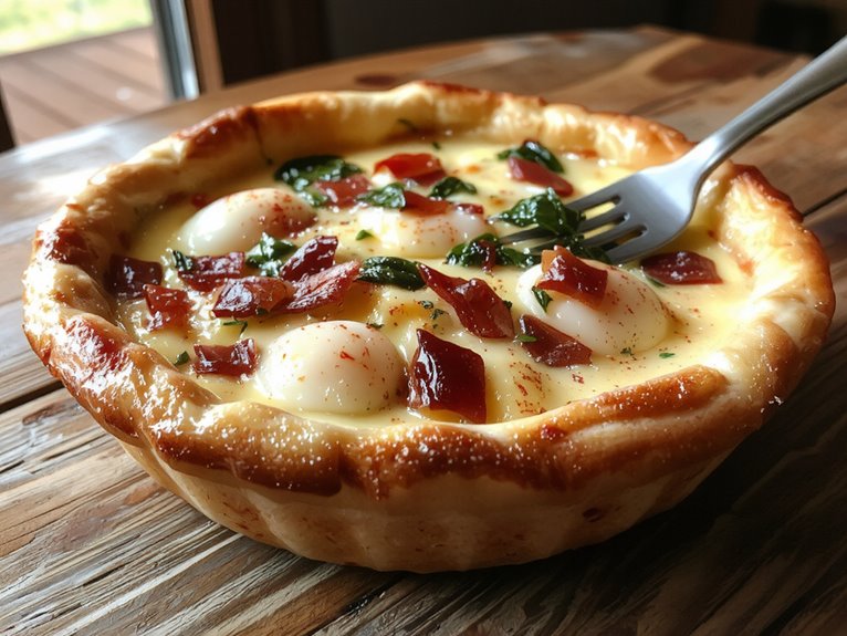 creamy egg pie perfection