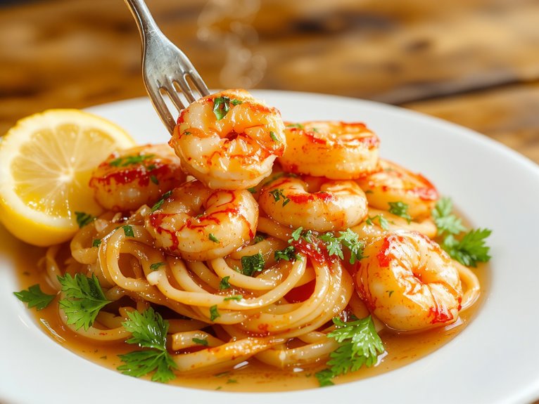 creamy garlic butter shrimp