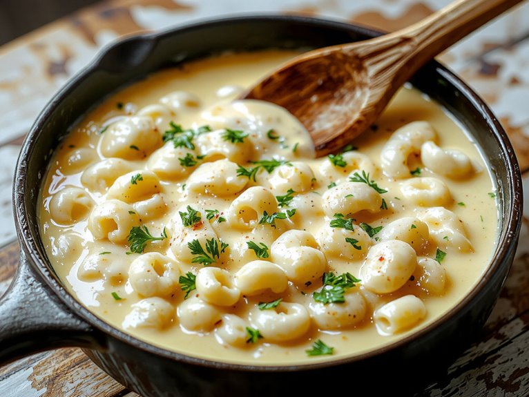 creamy homemade macaroni cheese