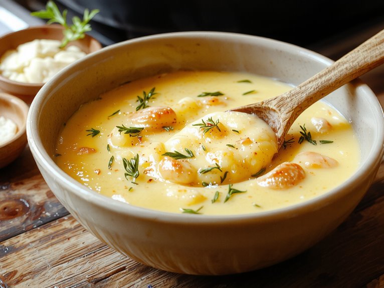 creamy italian cornmeal dish