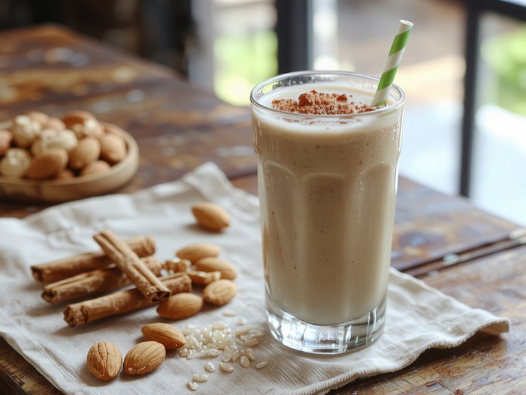 creamy rice cinnamon drink