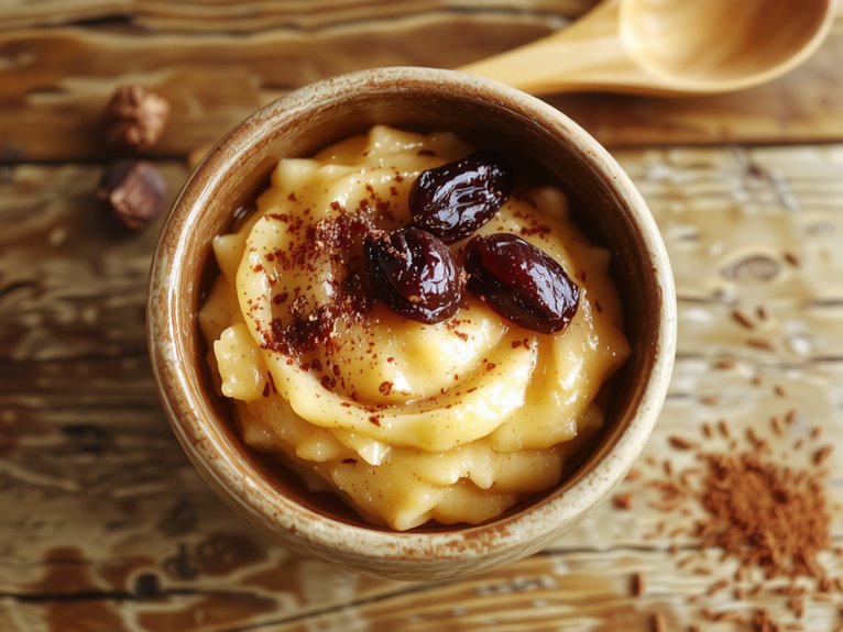 creamy rice comfort dessert