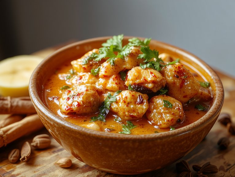 creamy spiced chicken dish