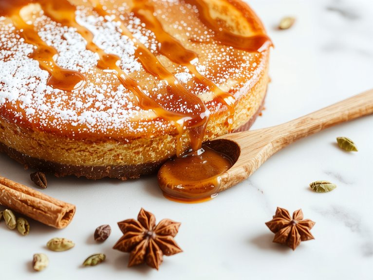 creamy spiced pumpkin dessert
