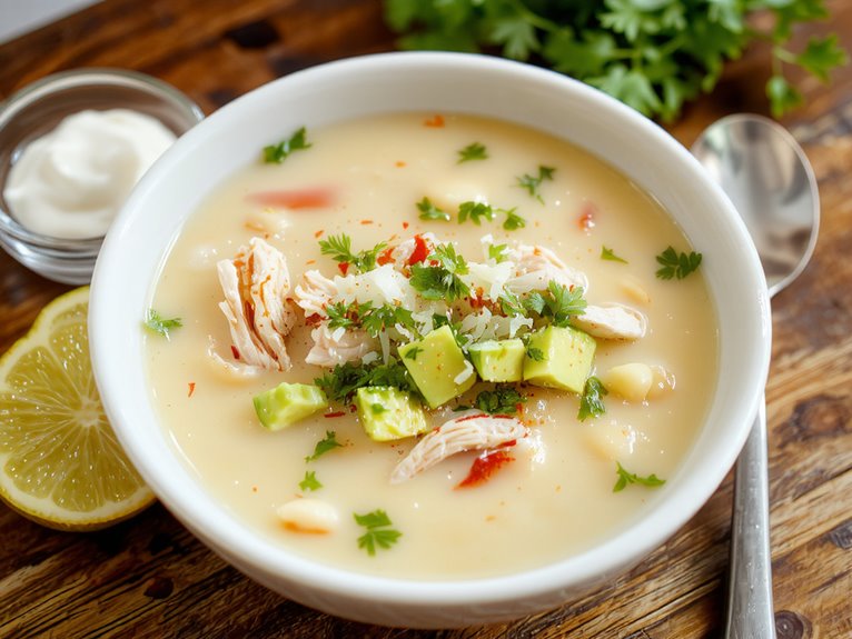 creamy spicy chicken chili