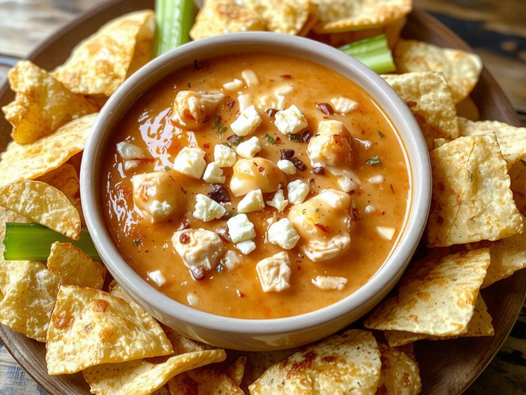 creamy spicy chicken dip