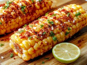 creamy spicy grilled corn