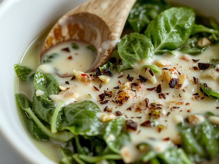 creamy spinach side dish