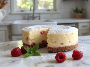 creamy tangy sweet indulgent