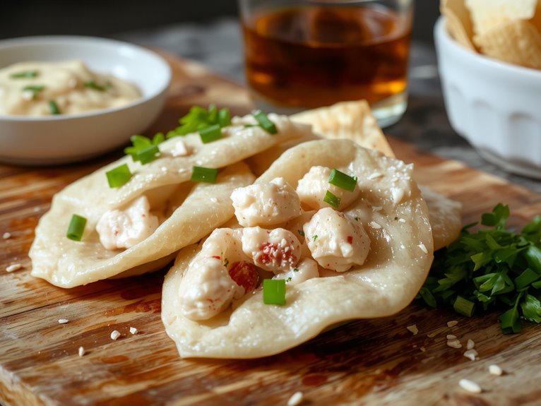 crispy crab cream bites