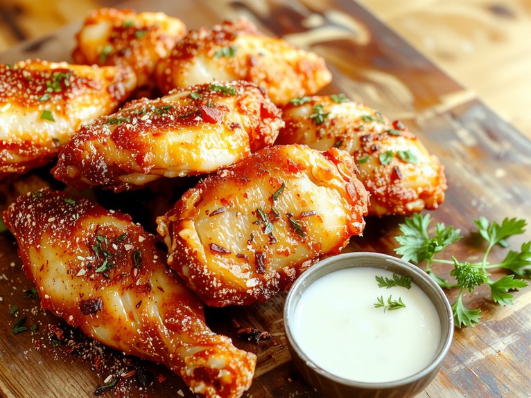 crispy golden fried chicken