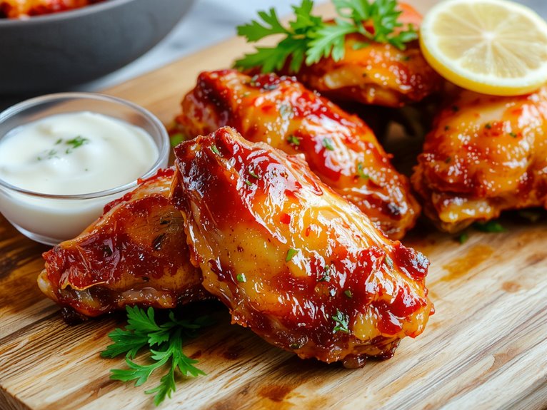 crispy homemade chicken wings