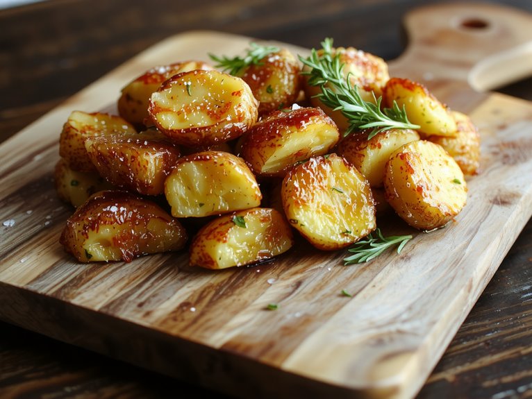 crispy tender roasted potatoes