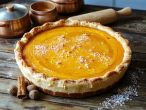 delicious homemade pumpkin pie