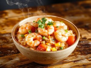 delicious homemade shrimp rice