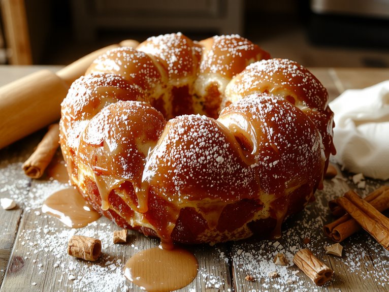 delicious sweet pull apart bread