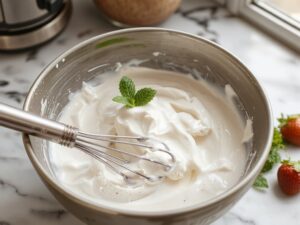 easy creamy dessert topping