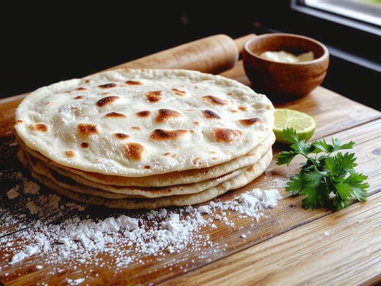 easy homemade flour tortillas