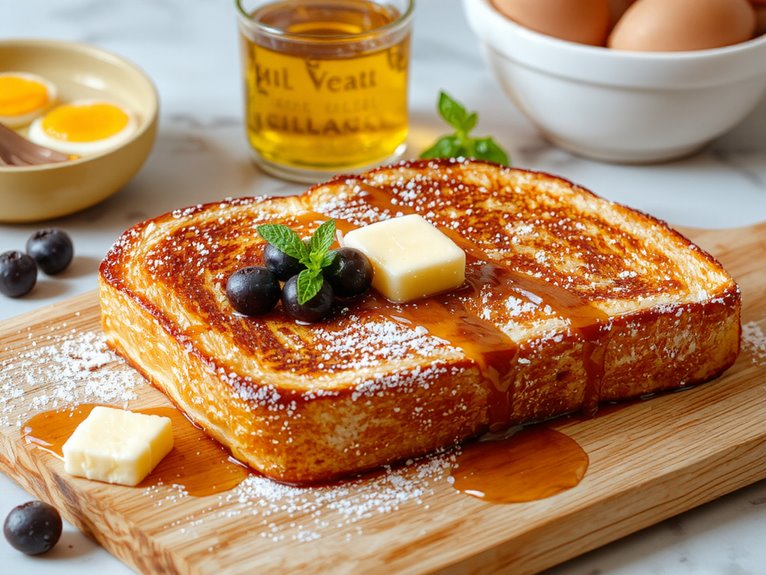 egg soaked fried bread