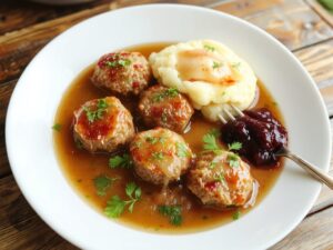 flavorful traditional meatball dish