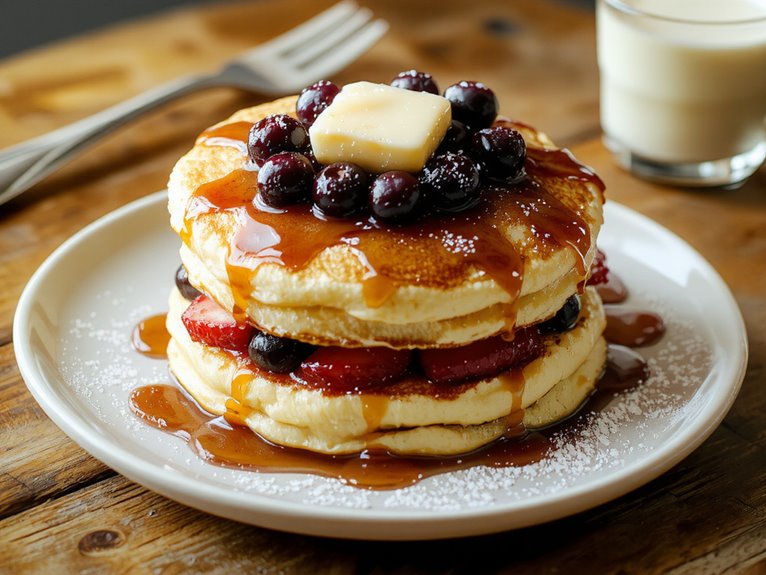 fluffy buttermilk pancakes recipe