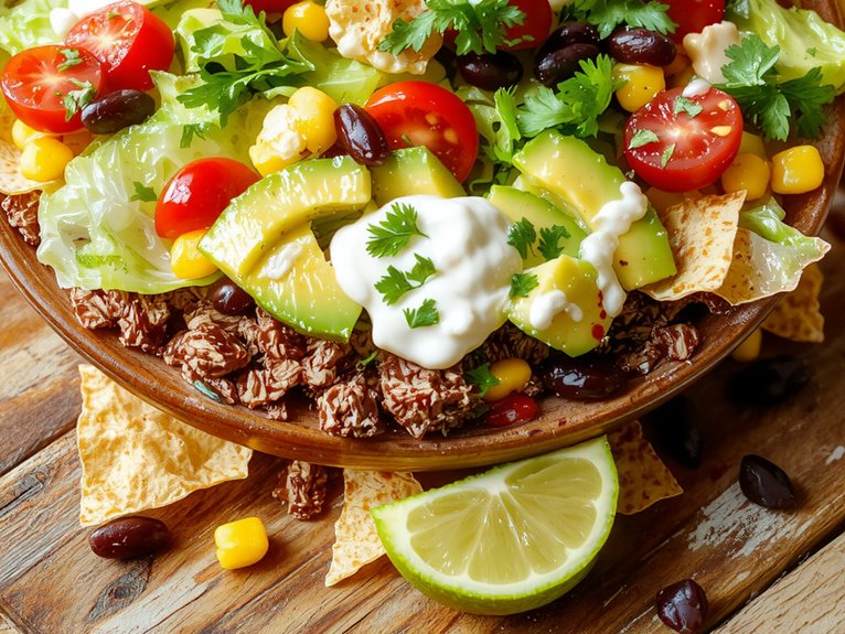 fresh flavorful taco salad