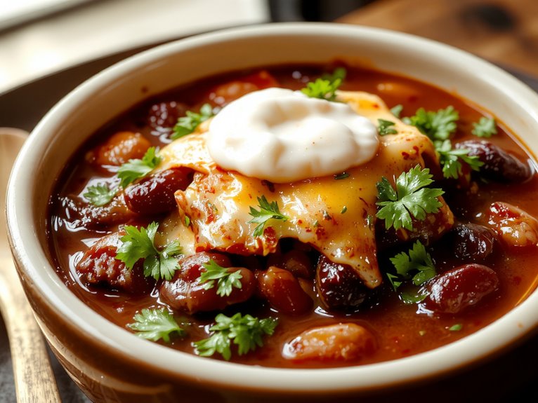hearty beef chili comfort