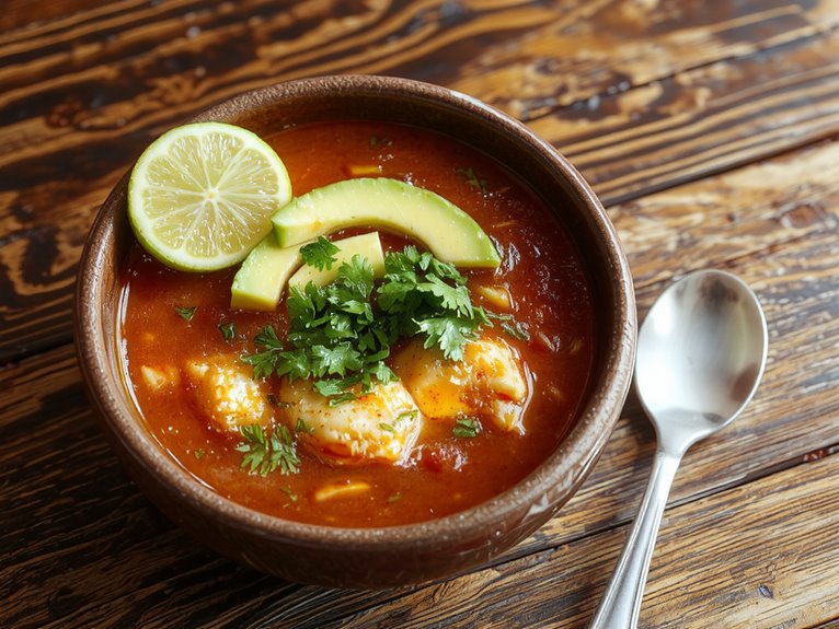 hearty homemade tortilla soup