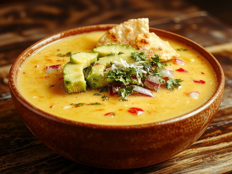 hearty mexican soup dish