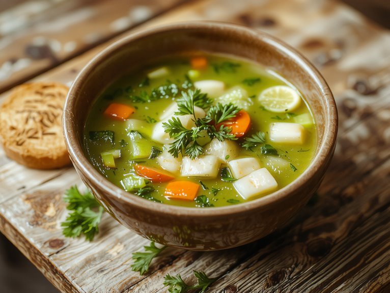 hearty nutritious cabbage soup