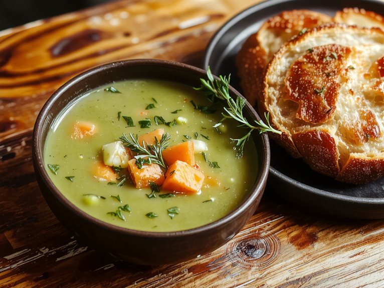 hearty split pea soup