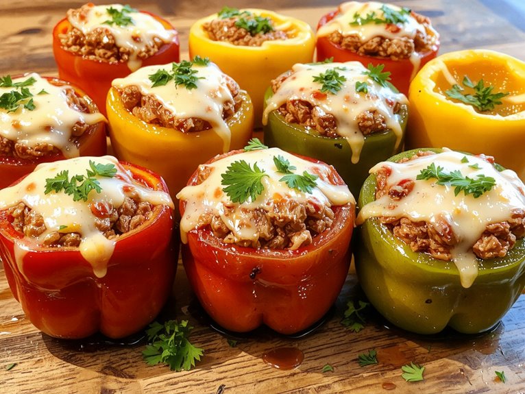 hearty stuffed bell peppers